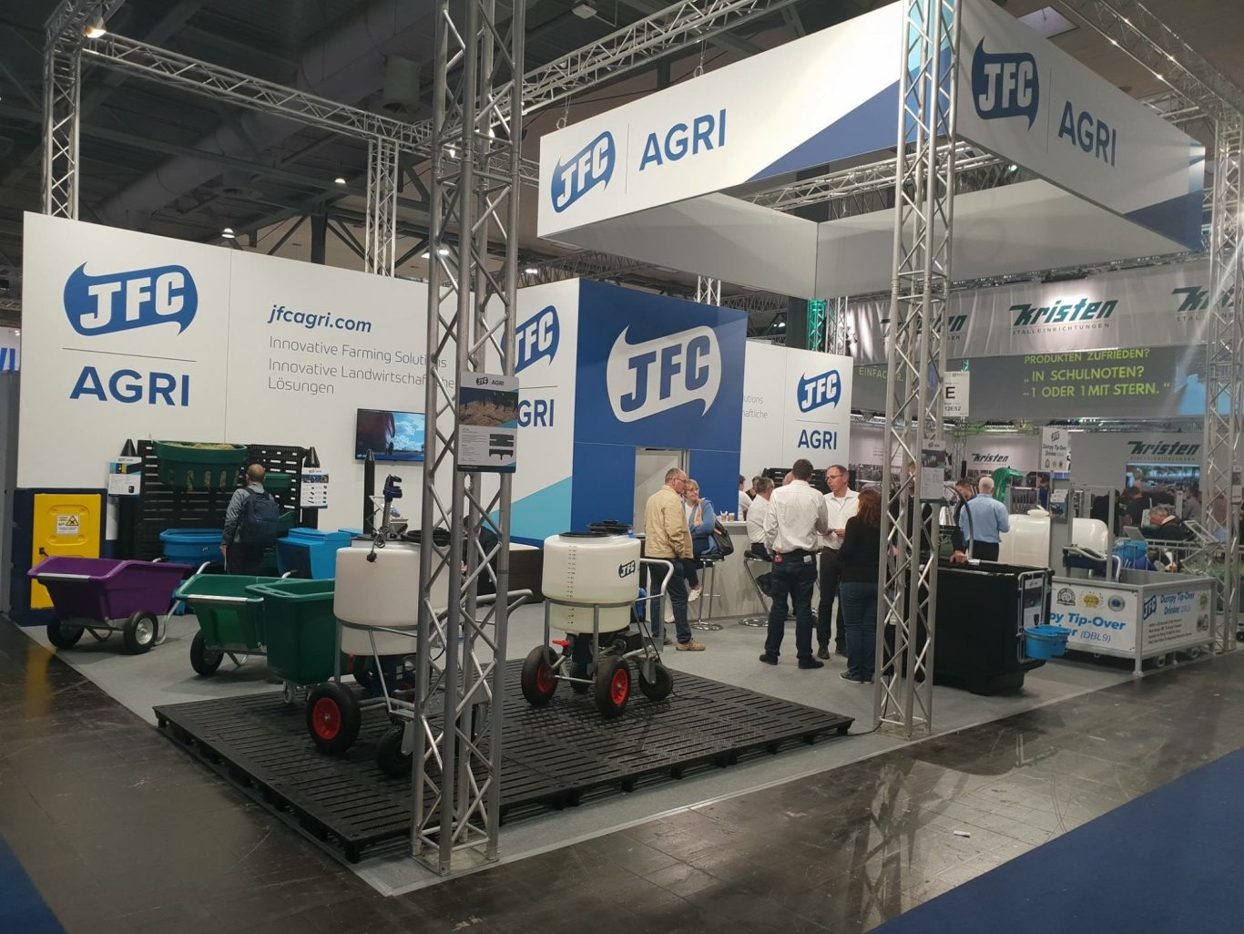 JFC EUROTIER der JFC Milchwagen war vertreten