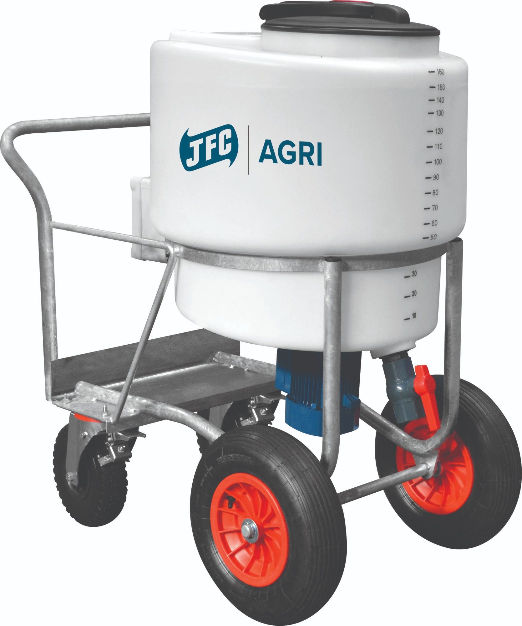 Milchwagen mit Mixer-Pumpe
